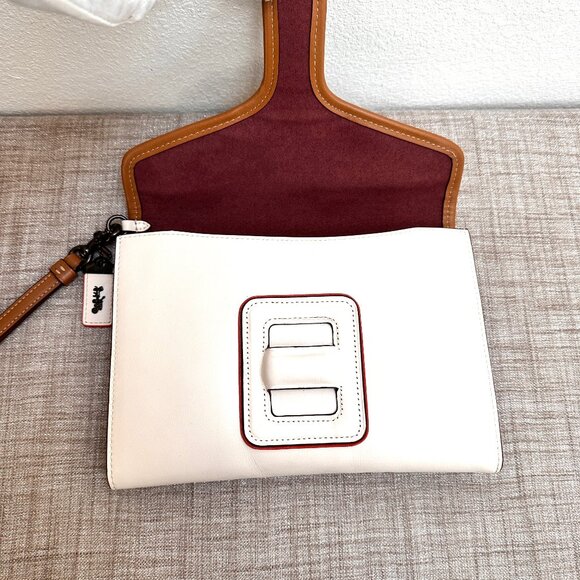 Coach Courier Wristlet 837 Colorblock Chalk Multi in EUC - Picture 9 of 13